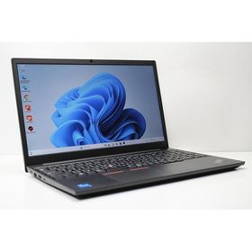 ノートパソコン 中古 ハイスペック Lenovo ThinkPad E15 Gen2 15.6インチ 第11世代 Core i5 SSD256GB メモリ8GB Windows11 カメラ