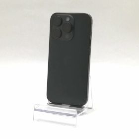 【中古品】Apple(アップル) iPhone 15 Pro / 2023 / 128GB / ブラックチタニウム / 国内版SIMフリー / ランク:C / MTU73J/A / A3101 【中古品管理番号:37311】