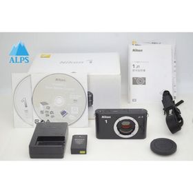 良品 Nikon ニコン 1 J1 ボディ ミラーレス一眼カメラ ブラック 元箱付 251106b【アルプスカメラ】