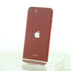 【中古】Apple(アップル) iPhone SE 第3世代 64GB プロダクトレッド MMYE3J／A SIMフリー 【305-ud】