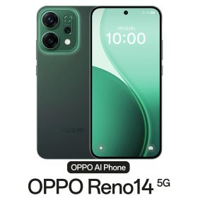 OPPO（オッポ） OPPO Reno14 5G （12GB/256GB） - ルミナスグリーン（SIMフリー版） CPH2737LG