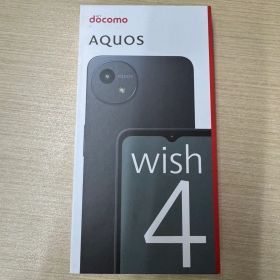 難あり品/超美品SHARP AQUOS wish4 SH-52E ブラック