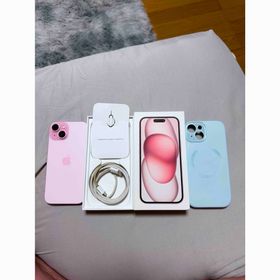 アイフォーン(iPhone)のiphone 15 pink 128gb sim フリー(スマートフォン本体)