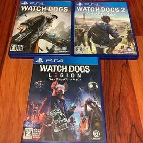 PS4 ソフト 中古 ウォッチドッグスレギオン ウォッチドッグス2 ウォッチドッグス 3本セット