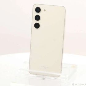 〔中古品〕 Galaxy S23 256GB クリーム SCG19 au SIMフリー【352】