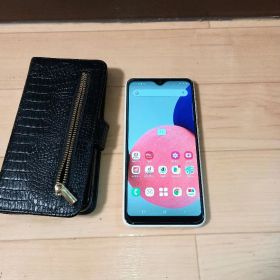 DOCOMO回線Galaxy A22ホワイト ケース付き