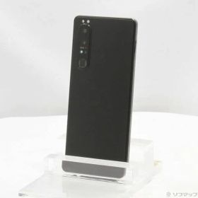 〔中古品〕 Xperia 1 III 256GB フロストブラック SOG03 auロック解除SIMフリー【196】