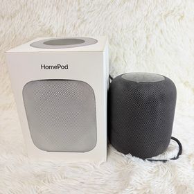 アップル(Apple)のhome pod第一世代 グレー スマートスピーカー 本体(スピーカー)
