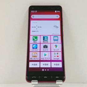 BASIO4 KYV47-u UQ ワインレッド 送料無料 本体 c15476