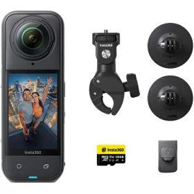【エントリーで最大全額ポイント還元｜11/27迄】 INSTA360｜インスタ360 360°カメラ Insta360 X5 モーターサイクルバンドル CINSAAHA-X502 [防水]