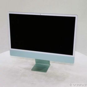 【中古】Apple(アップル) iMac 24-inch Mid-2021 MGPJ3J／A Apple M1 8コアCPU_8コアGPU 16GB SSD1TB グリーン 〔14.8 Sonoma〕 【377-ud】