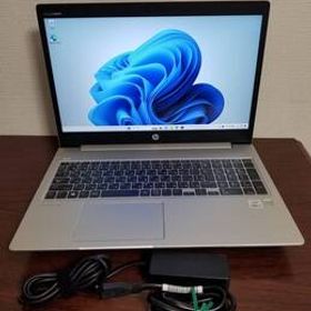 Q85 美品 動作品 HP ProBook 450 G7 Core i5 第10世代 (10210U)◆8GB◆SSD256GB◆15.6インチ Full HD Win11 Office 2021ノートパソコン