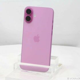 【中古】Apple(アップル) iPhone16 Plus 128GB ピンク 3N345J／A SIMフリー 【262-ud】