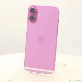 【中古】Apple(アップル) iPhone16 Plus 128GB ピンク 3N345J／A SIMフリー 【262-ud】