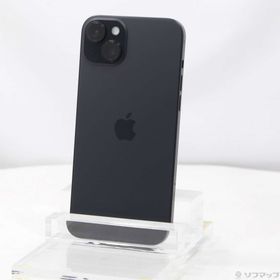 (中古)Apple (展示品) iPhone15 Plus 128GB ブラック MU083J/A SIMフリー(377-ud)