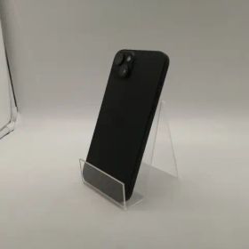 【中古】Apple 国内版 【SIMフリー】 iPhone 15 Plus 128GB ブラック MU083J/A【OSU301】保証期間１ヶ月【ランクB】