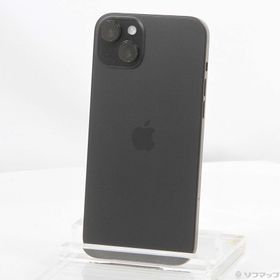 (中古)Apple iPhone15 Plus 128GB ブラック MU083J/A SIMフリー(262-ud)
