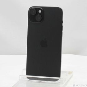 (中古)Apple iPhone15 Plus 128GB ブラック MU083J/A SIMフリー(258-ud)