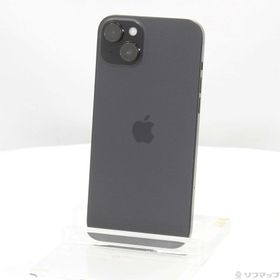 (中古)Apple iPhone15 Plus 128GB ブラック MU083J/A SIMフリー(344-ud)