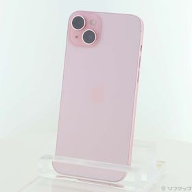(中古)Apple iPhone15 Plus 128GB ピンク MU093J/A SIMフリー(258-ud)