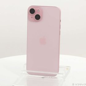(中古)Apple iPhone15 Plus 128GB ピンク MU093J/A SIMフリー(258-ud)