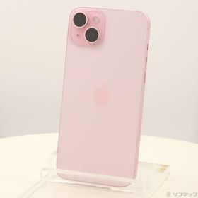 (中古)Apple iPhone15 Plus 128GB ピンク MU093J/A SIMフリー(258-ud)