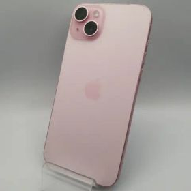 【中古】Apple 国内版 【SIMフリー】 iPhone 15 Plus 128GB ピンク MU093J/A【津田沼】保証期間１ヶ月【ランクA】