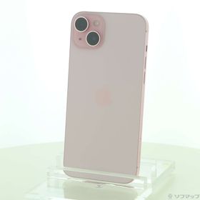(中古)Apple iPhone15 Plus 128GB ピンク MU093J/A SIMフリー(348-ud)