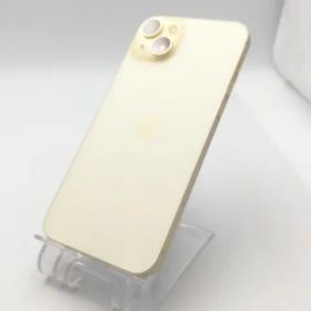 【中古】Apple 国内版 【SIMフリー】 iPhone 15 Plus 128GB イエロー MU0A3J/A【ECセンター】保証期間１ヶ月【ランクA】