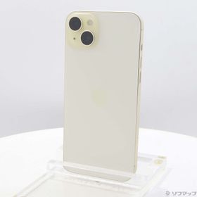(中古)Apple iPhone15 Plus 128GB イエロー MU0A3J/A SIMフリー(198-ud)