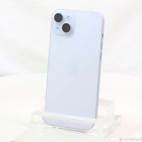 (中古)Apple iPhone15 Plus 128GB ブルー MU0D3J/A SIMフリー(258-ud)