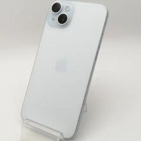 【中古】Apple 国内版 【SIMフリー】 iPhone 15 Plus 128GB ブルー MU0D3J/A【大須2】保証期間１ヶ月【ランクA】