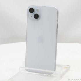 (中古)Apple iPhone15 Plus 128GB ブルー MU0D3J/A SIMフリー(262-ud)