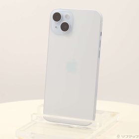 (中古)Apple iPhone15 Plus 128GB ブルー MU0D3J/A SIMフリー(276-ud)