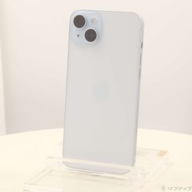 (中古)Apple iPhone15 Plus 128GB ブルー MU0D3J/A SIMフリー(349-ud)