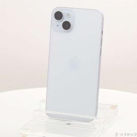 (中古)Apple iPhone15 Plus 128GB ブルー MU0D3J/A SIMフリー(262-ud)