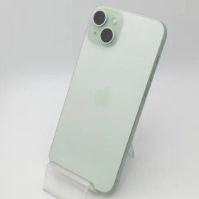 【中古】Apple 国内版 【SIMフリー】 iPhone 15 Plus 128GB グリーン MU0E3J/A【新橋烏森通り】保証期間１ヶ月【ランクA】