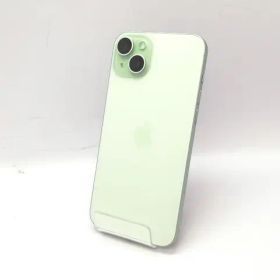【中古】Apple au 【SIMフリー】 iPhone 15 Plus 128GB グリーン MU0E3J/A【新宿東口】保証期間１ヶ月【ランクA】