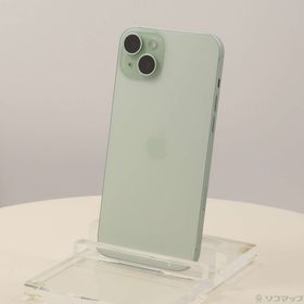 (中古)Apple iPhone15 Plus 128GB グリーン MU0E3J/A SIMフリー(377-ud)