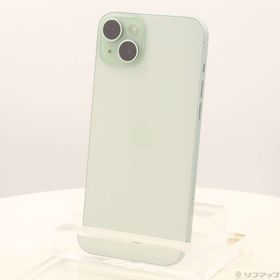 (中古)Apple iPhone15 Plus 128GB グリーン MU0E3J/A SIMフリー(377-ud)