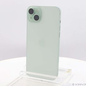 (中古)Apple iPhone15 Plus 128GB グリーン MU0E3J/A SIMフリー(276-ud)