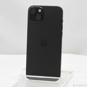 (中古)Apple iPhone15 Plus 256GB ブラック MU0F3J/A SIMフリー(276-ud)