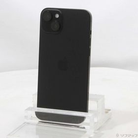 (中古)Apple iPhone15 Plus 256GB ブラック MU0F3J/A SIMフリー(377-ud)