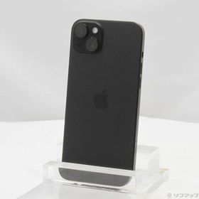 (中古)Apple iPhone15 Plus 256GB ブラック MU0F3J/A SIMフリー(258-ud)