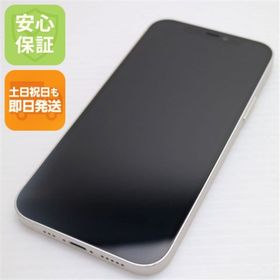 アイフォーン(iPhone)の超美品 SIMフリー iPhone12 128GB ホワイト M444(スマートフォン本体)
