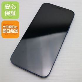 アイフォーン(iPhone)の超美品 SIMフリー iPhone12 64GB ブルー M444(スマートフォン本体)