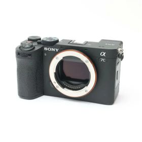 【中古】 《並品》 SONY α7C II ボディ ILCE-7CM2 B ブラック 【ホットシューバネSDスロットファインダーカバー部品交換/各部点検済】 [ デジタルカメラ ]