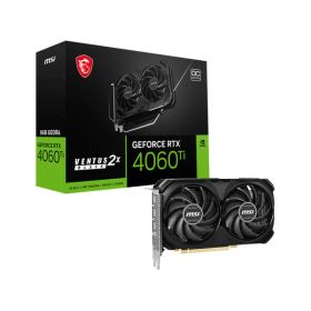 グラフィックボード・ビデオカード MSI GeForce RTX 4060 Ti VENTUS 2X BLACK 8G OC [PCIExp 8GB] 【キャンセル不可・北海道沖縄離島配送不可】 0057-0824142325667-ds