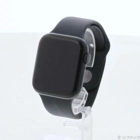 【中古】Apple(アップル) Apple Watch SE 第2世代 GPS 44mm ミッドナイトアルミニウムケース ミッドナイトスポーツバンド 【258-ud】