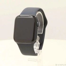 【中古】Apple(アップル) Apple Watch SE 第2世代 GPS 40mm ミッドナイトアルミニウムケース ミッドナイトスポーツバンド 【262-ud】